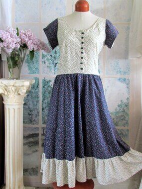 PRAIRIE COSTUME DRESS, M, "ANNE of GREEN GABLES" STYLE, HISTORIC SCHOOLGIRL